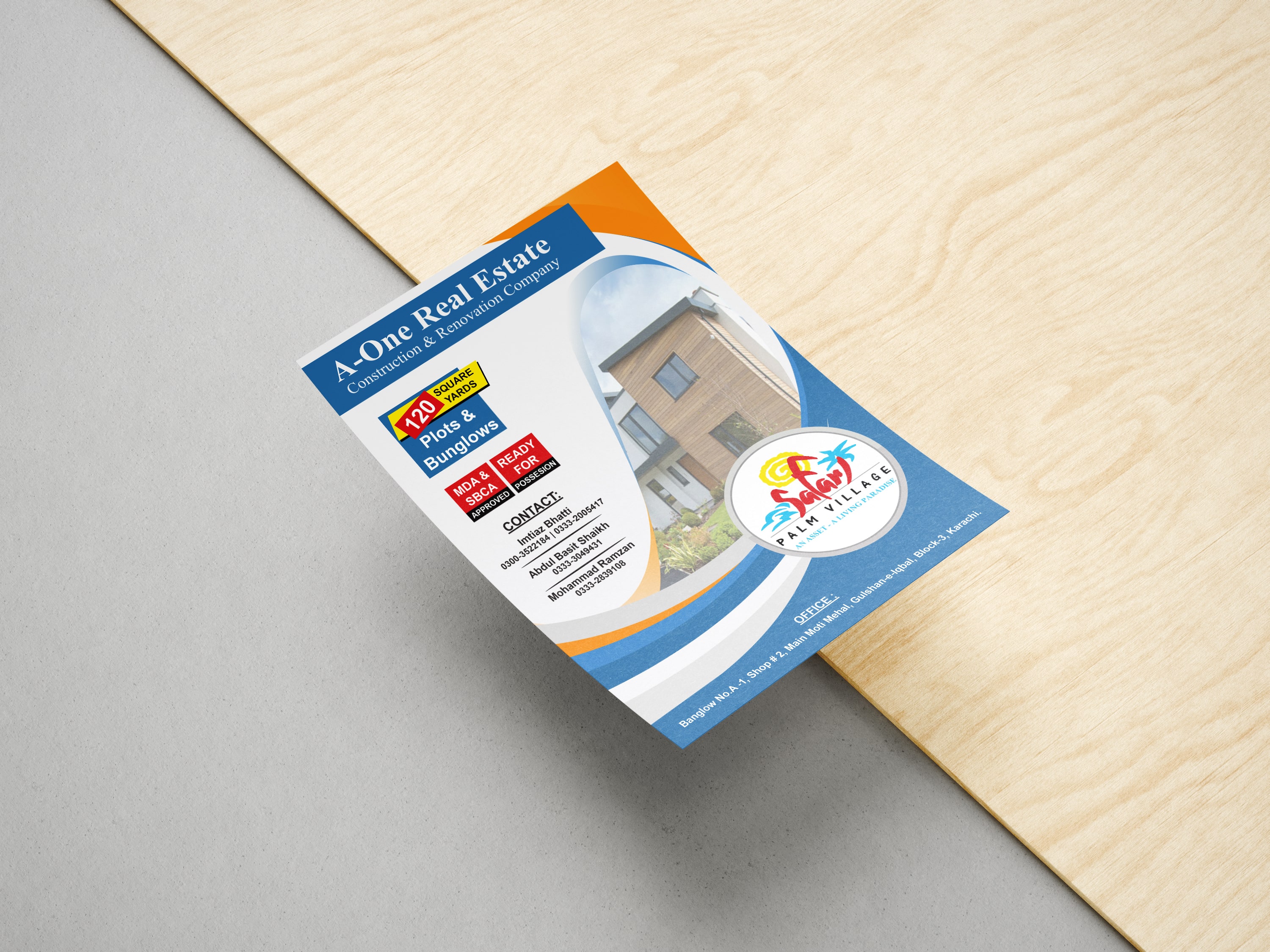 A5 Flyer Catalog Design for Business Promotion in California