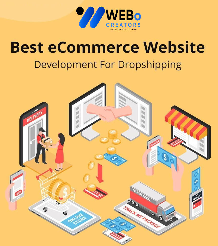 Modern Shopify dropshipping store design for online selling in California 2026