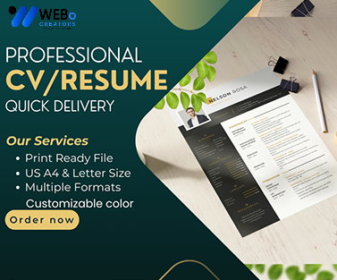 Elegant Resume Design Service, CV designs, CV writing in California For Gain Job